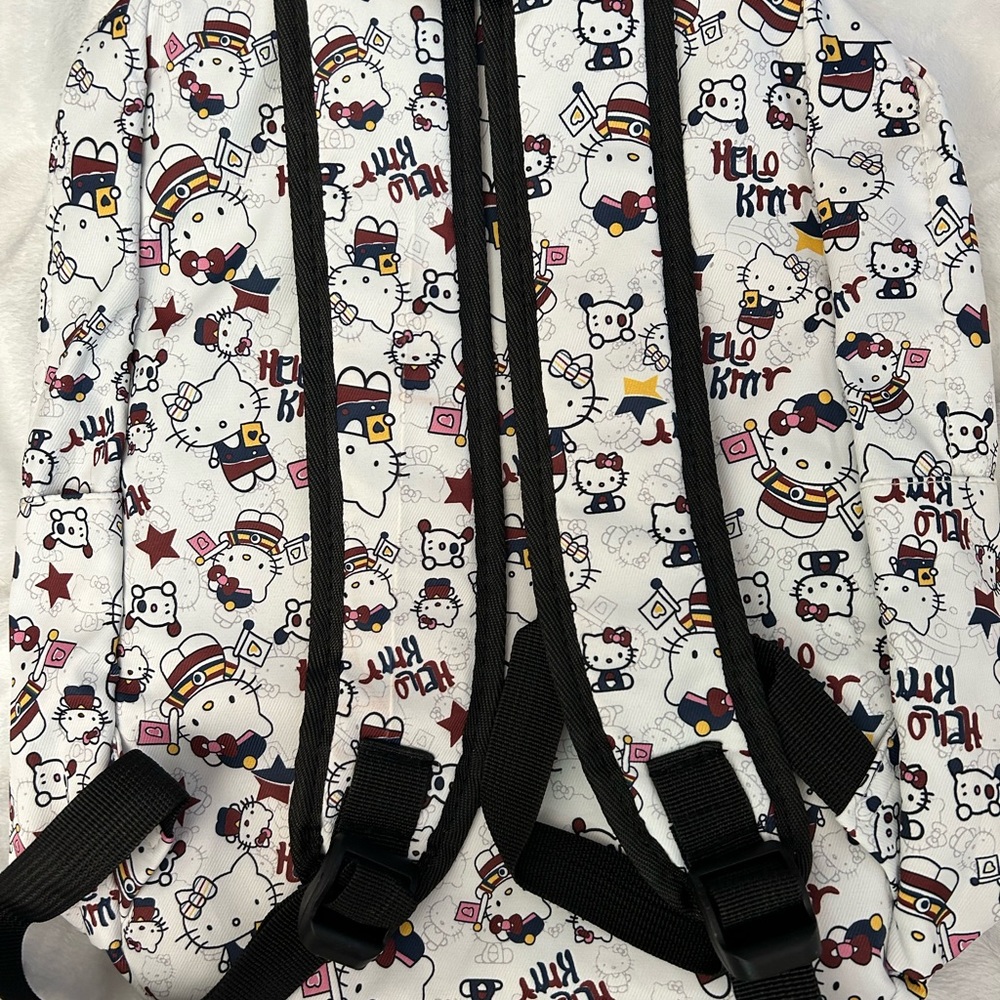 Hello Kitty, Backpack Zipper Front Pocket, Multic… - image 2